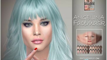 Angelina facemask by BAkalia at TSR