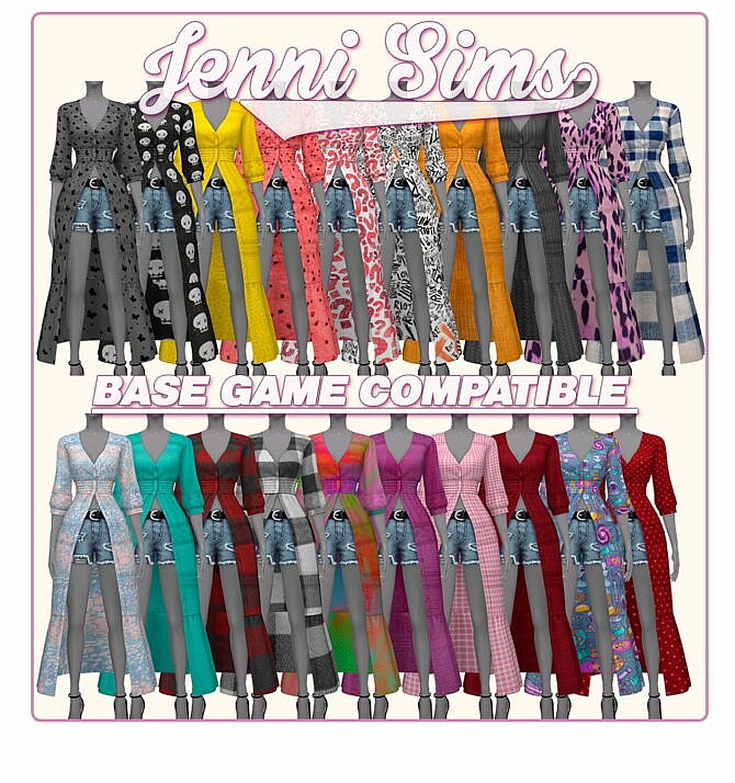 BASE GAME COMPATIBLE DRESS at Jenni Sims
