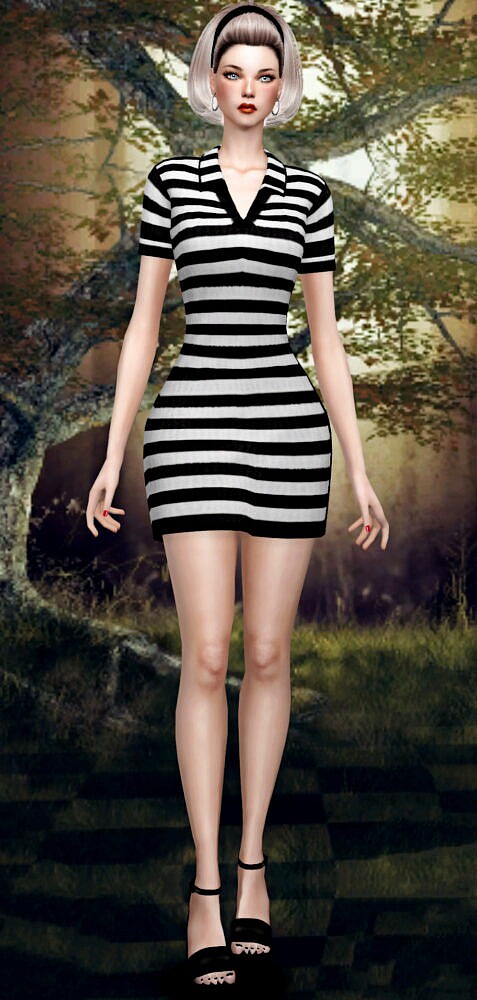 BASE GAME COMPATIBLE DRESS at Jenni Sims