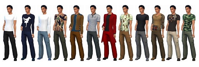 BG CARGO PANTS (M) at Sims4Sue
