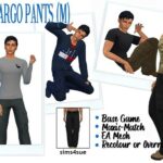 BG CARGO PANTS (M) at Sims4Sue