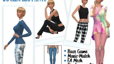 BG SLIM LEG JEANS at Sims4Sue