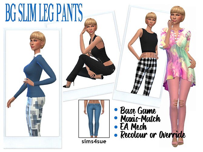 BG SLIM LEG JEANS at Sims4Sue