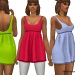 Babydoll Roseki dress by MahoCreations at TSR