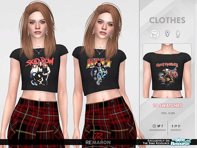 Bands Shirt 02 F by ReMaron at TSR