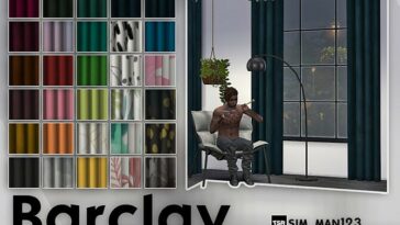 Barclay Curtain Recolors by sim_man123 at TSR