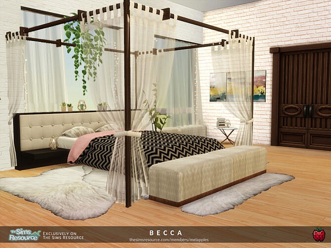 Becca bedroom 2 by melapples at TSR
