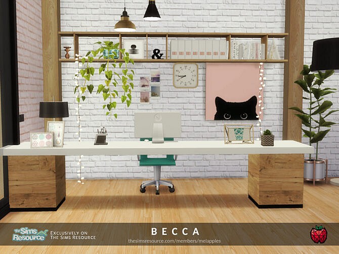 Becca office by melapples at TSR