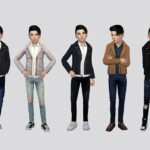 Bernardine Biker Jacket Boys by McLayneSims at TSR