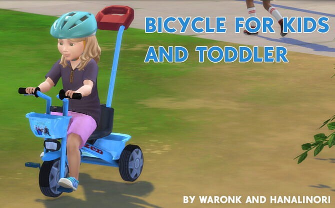 Bicycle For Kids and Toddler by Waronk at Mod The Sims 4