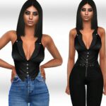 Black Vest by Saliwa at TSR