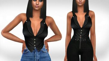 Black Vest by Saliwa at TSR