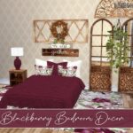 Blackberry Bedroom Decor by neinahpets at TSR