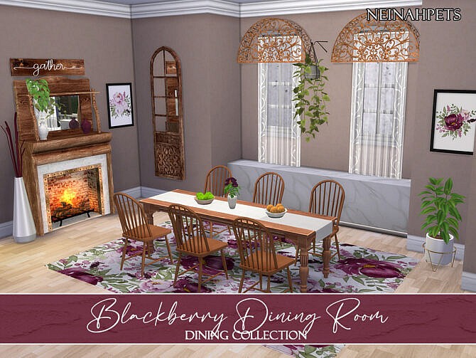 Blackberry Dining Room by neinahpets at TSR