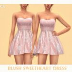 Blush Sweetheart Dress by Black Lily at TSR