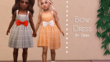 Bow Dress Toddler by Dissia at TSR