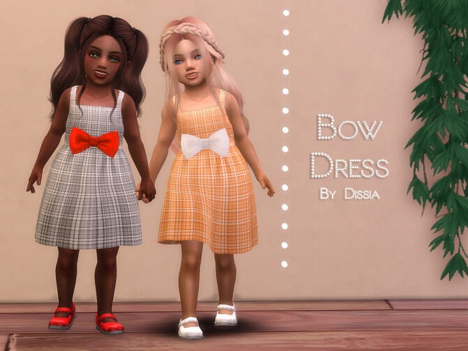 Bow Dress Toddler by Dissia at TSR