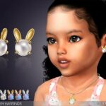 Bunny Gem Earrings For Toddlers at Giulietta