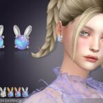 Bunny Gem Earrings at Giulietta