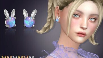 Bunny Gem Earrings at Giulietta