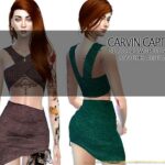 COLBIE TWO PIECE SET SKIRT by carvin captoor at TSR