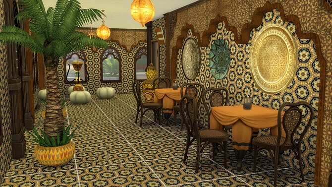 Casablanca Hookah – Moroccan Styled Restaurant at Mod The Sims 4
