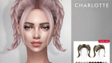 Charlotte Hair 146 by TsminhSims at TSR