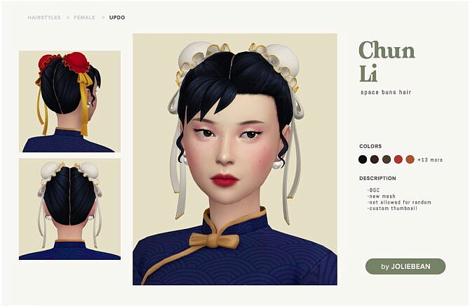 Chun-Li Hair at Joliebean