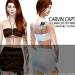 Ciara Cut Out Mini Top Set by carvin captoor at TSR