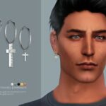 Citadel earrings Male version Right by sugar owl at TSR