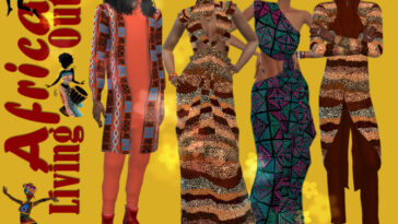 City Living AFRICA Outfit at Annett’s Sims 4 Welt