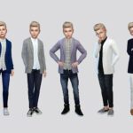 Cival Cardigan Shirt Boys by McLayneSims at TSR