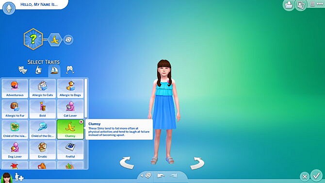 Clumsy trait for child by Sofmc9 at Mod The Sims 4