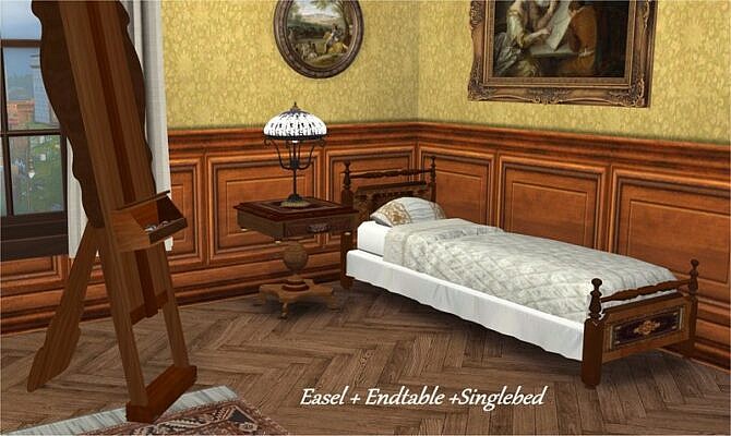 Conversion of Vitasims Victorian single room by Clara at All 4 Sims
