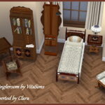 Conversion of Vitasims Victorian single room by Clara at All 4 Sims