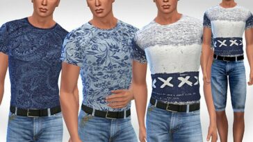 Cool Men Tops by Saliwa at TSR