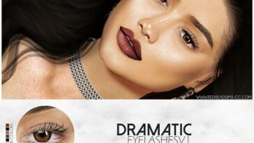 DRAMATIC EYELASHES V1 at REDHEADSIMS