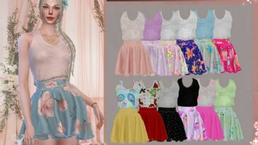 DSF OUTFIT SPRINGNOVA by DanSimsFantasy at TSR