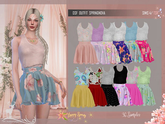 DSF OUTFIT SPRINGNOVA by DanSimsFantasy at TSR