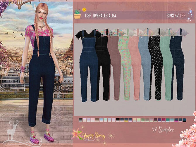 DSF OVERALLS ALBA by DanSimsFantasy at TSR