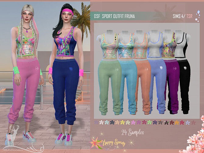 DSF SPORT OUTFIT FRUNA by DanSimsFantasy at TSR