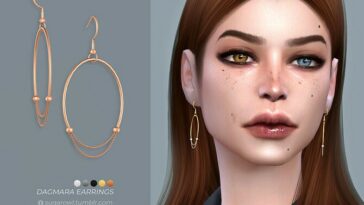 Dagmara earrings by sugar owl at TSR