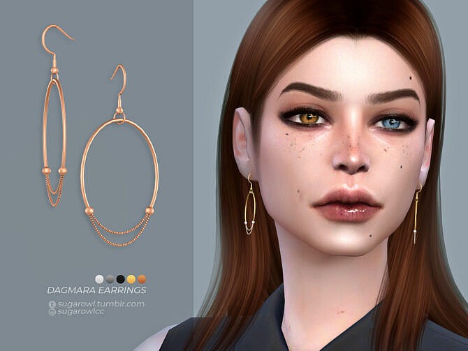 Dagmara earrings by sugar owl at TSR