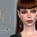 Dagmara earrings v2 by sugar owl at TSR