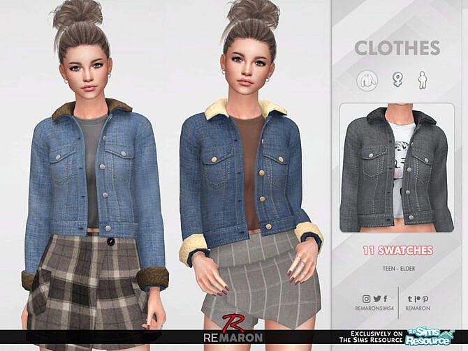 Denim Jacket 01 F by ReMaron at TSR