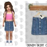 Denim Skirt C380 by turksimmer at TSR