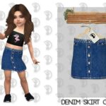 Denim Skirt C382 by turksimmer at TSR