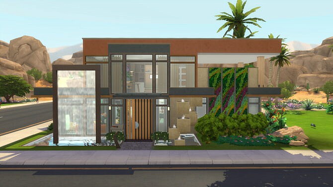 Desert Cascade Luxury Modern by Brand at Mod The Sims 4