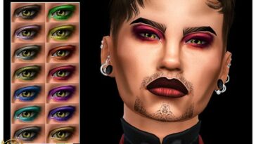 Drag King Eyeshadow by EvilQuinzel at TSR