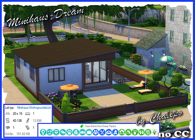 Dream mini house by Chalipo at All 4 Sims